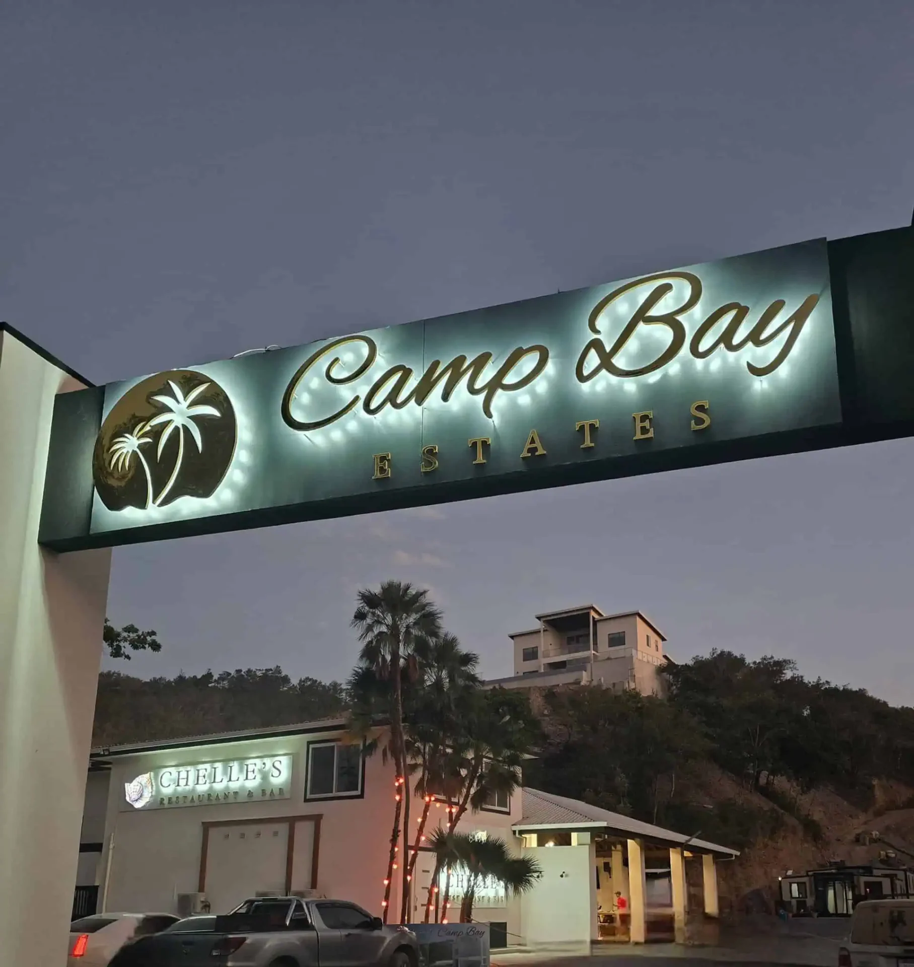 Camp Bay Estates Entrance Sign