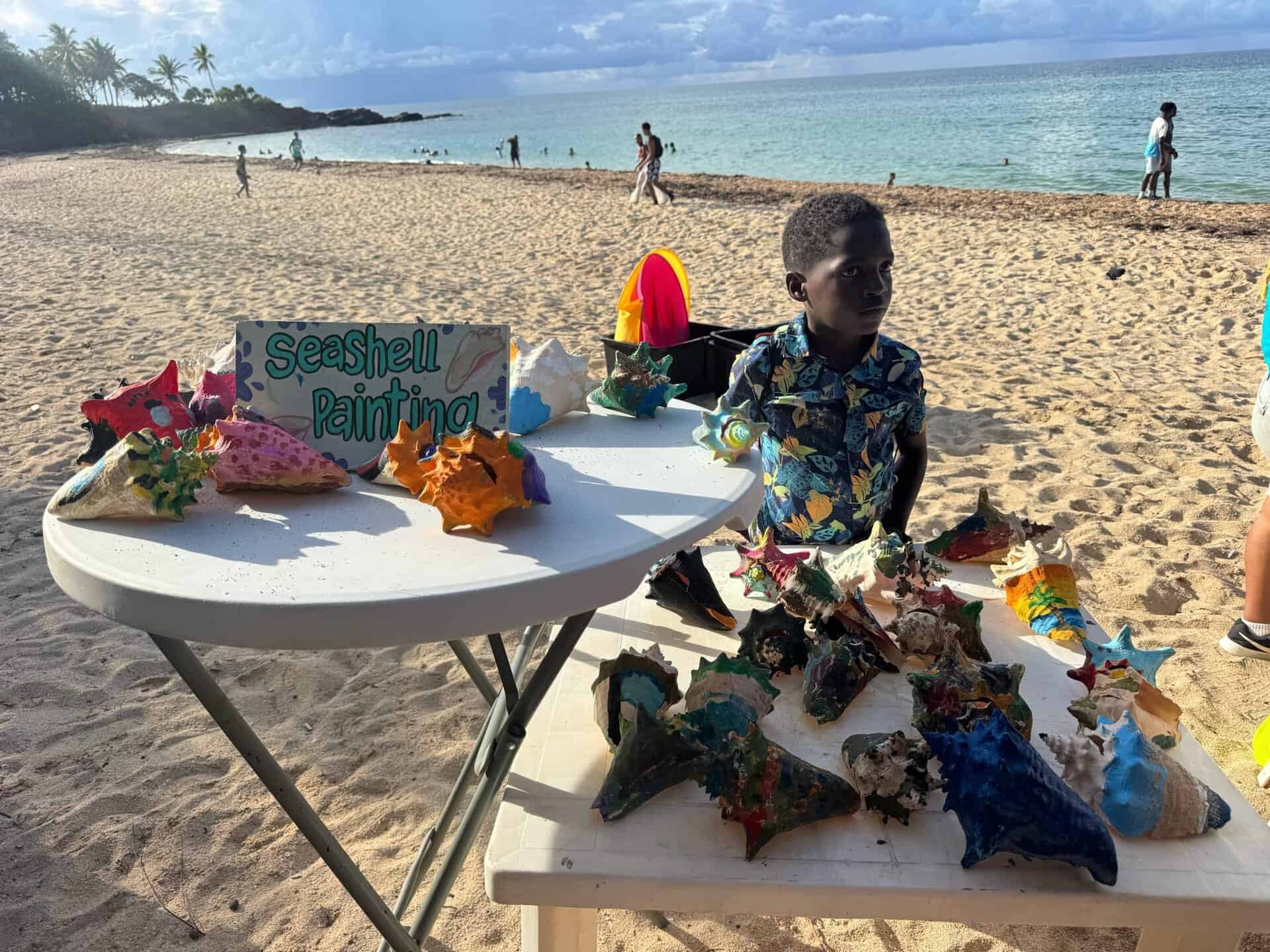 Seashell painting