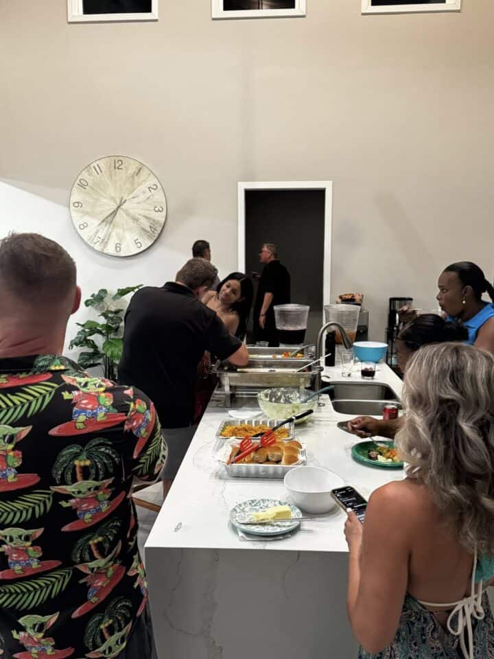Dinner and presentation casa blanca